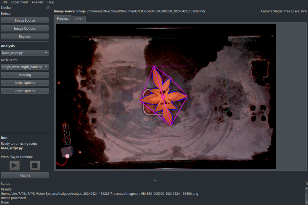 RAYN Vision System Analytics